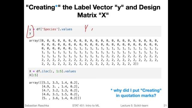 5.2 Basic data handling (L05: Machine Learning with Scikit-Learn) смотреть онлайн