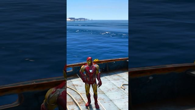 GTA V : SPIDER-MAN GIFT IRON-MAN A GF ?| #shorts смотреть онлайн