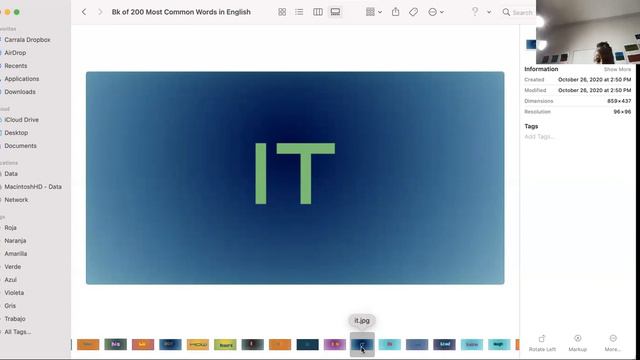 Place Mat: Most Common Words in English 4 смотреть онлайн