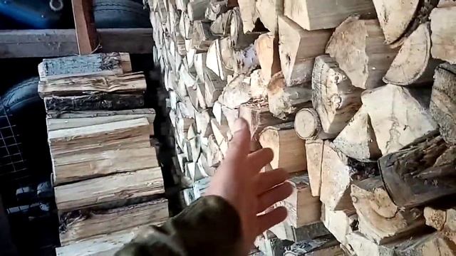 Как правильно сложить поленницу что-бы не упала смотреть онлайн