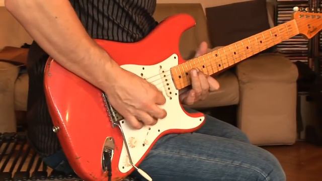 2008 Fender Custom Shop Stratocaster "1957 Reissue" heavy relic, fiesta red Part2 смотреть онлайн