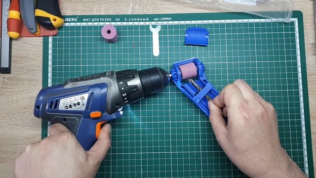 Универсальная заточка для свёрл Насадка на Электроинструмент для заточки сверла смотреть онлайн