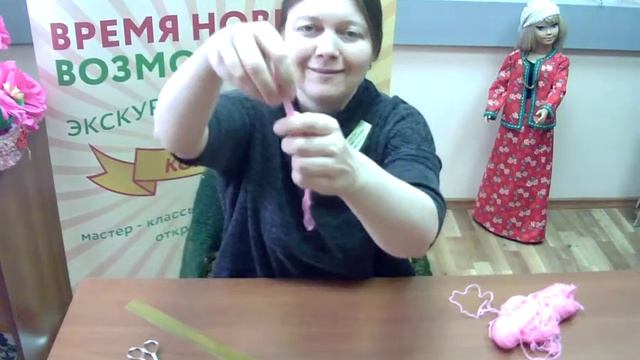 МД Люблино. Цветок из пряжи смотреть онлайн