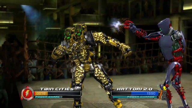 REAL STEEL THE VIDEO GAME - TWIN CITIES vs HATTORI 2.0 смотреть онлайн