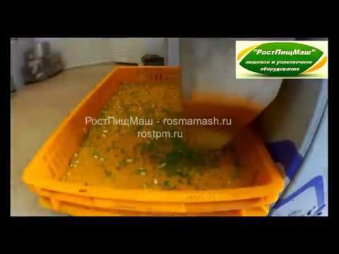 Шинковка зеленого лука RY-80 от РостПищМаш смотреть онлайн