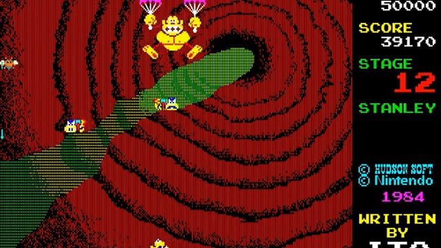 Donkey Kong 3: Dai Gyakushuu Stages 11-15 (Sharp X1) смотреть онлайн