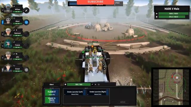 Armored Battle Crew [World War 1] Gameplay (PC Game) смотреть онлайн