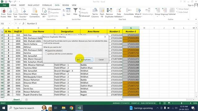 How To Find And Remove Duplicate Data In MS Excel Tutorial 2023. смотреть онлайн