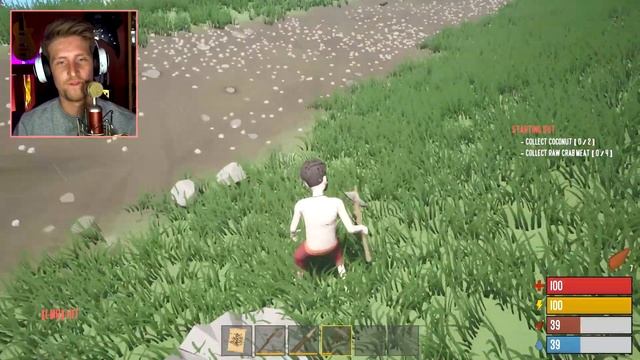 BEACHED SURVIVAL GAME! смотреть онлайн