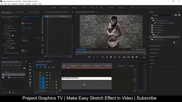 Quickly Create a Sketch Video Effect in Adobe Premiere Pro смотреть онлайн