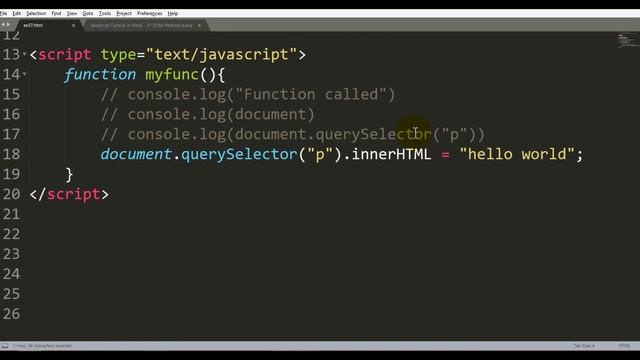 Javascript Tutorial in Hindi - 37 DOM Method querySelector in Javascript смотреть онлайн