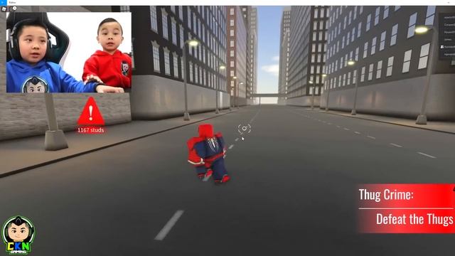 Glitchy Spiderman Game on Roblox CKN Gaming смотреть онлайн