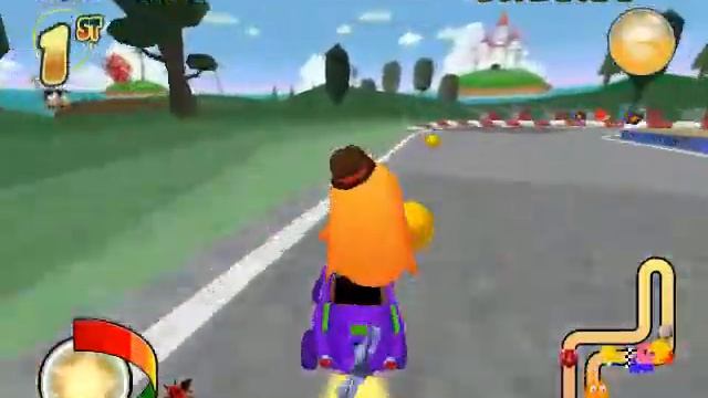 Pac-Man World Rally - Classic Cup (Easy - Clyde) смотреть онлайн