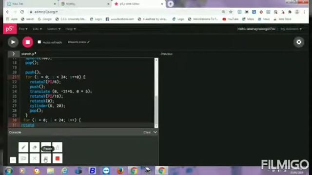 Corona virus in p5 editor of java script смотреть онлайн