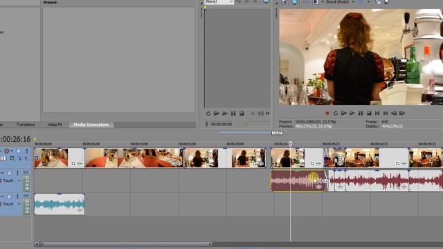 Как разделить аудио и видео в Sony Vegas смотреть онлайн