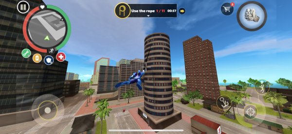 Cops vs Superhero #1 Rope Hero: Vice Town - Android Gameplay