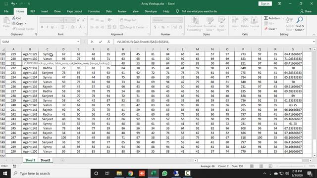 381* How to use ARRAY VLOOKUP formula in Excel {Hindi} смотреть онлайн
