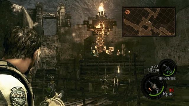 Прохождение Resident Evil 5 глава 4-2 Место поклонений смотреть онлайн