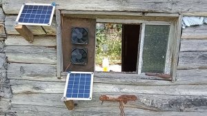 Вентилятор на солнечной батарее для бролеров.