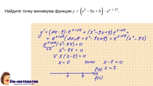 Задание 11 (часть 2) | ЕГЭ 2023 Математика (профиль) | Наибольшее и наименьшее значение функции смотреть онлайн