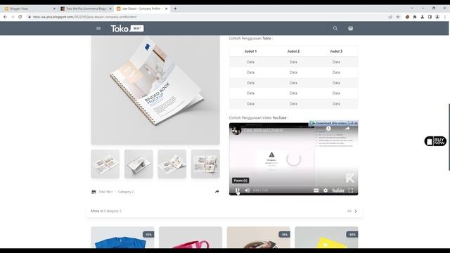 Ecommerce Blogger Template Premium Blogger Shop Best Shopping Theme смотреть онлайн