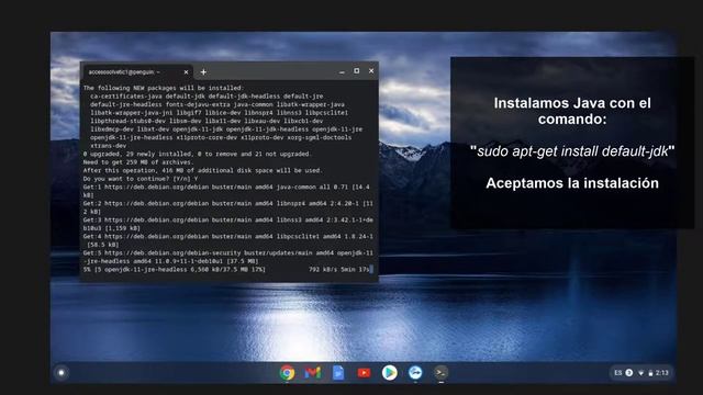 ✔️ INSTALAR JAVA en Chromebook смотреть онлайн