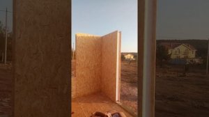 дом из сип панелей.формирование оконного проёма.