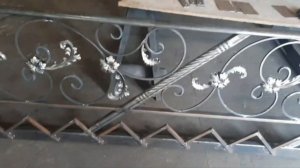 ✅Лестница на 2-ой этаж. Перила. #Своимируками. #холоднаяковка.