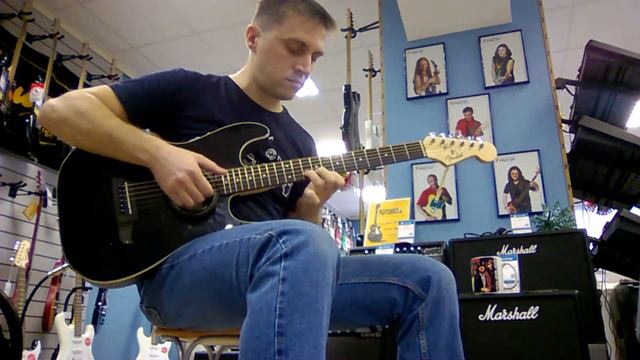 FENDER STRATACOUSTIC BLACK смотреть онлайн