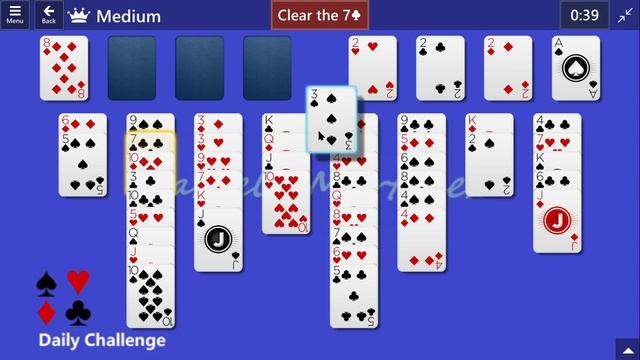 Microsoft Solitaire Collection | FreeCell Medium | February 17, 2023 | Daily Challenges смотреть онлайн
