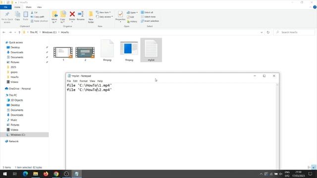 How to Merge Two Video Files Into One With FFmpeg смотреть онлайн