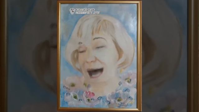 портрет написан мной по фото, мой 8 летний сын оживляет портреты смотреть онлайн