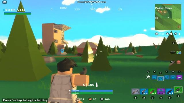 ФОРТНАЙТ В РОБЛОКСЕ!Пробное видео. НАБИВАЮ СКИЛЛ!|Roblox смотреть онлайн