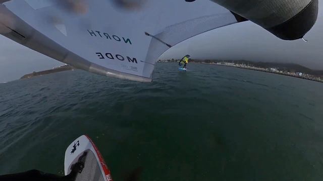 Morning wingfoil session at Half Moon Bay / Pillar Point Harbor. смотреть онлайн