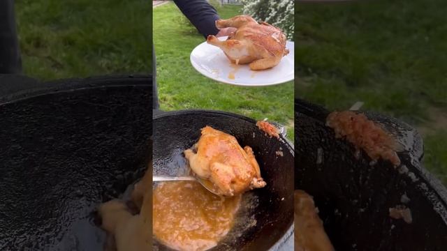 Казан кебаб из курицы/ tovuqdan qozon kabob. #рецепты #asmr #интересно #food #nature #cooking смотреть онлайн
