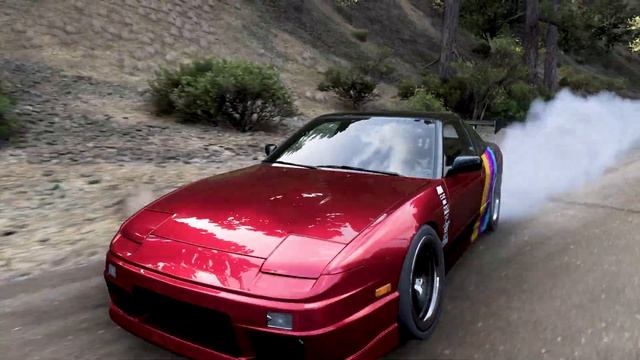 forza horizon 5 : How to drift Nissan 240sx SE . 4K смотреть онлайн