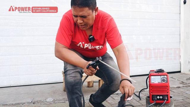 TUTORIAL - AIPOWER INVERTER WELDING MMA-200 || MEMPERBAIKI KURSI BESI MENGGUNAKAN MESIN LAS смотреть онлайн