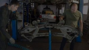 Блог Мерседес w124. Замена сайленблоков подрамника. (Гумилагеры)