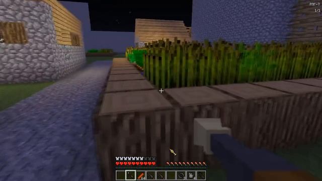 НУБЫ ПОМОГАЮТ ЗАЩИТИТЬ ДЕРЕВНЮ ЖИТЕЛЕЙ ОТ КУЧИ ЗОМБИ В МАЙНКРАФТЕ! БИТВА ЗОМБИ VS ДЕРЕВНИ смотреть онлайн