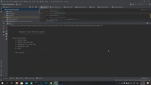 Face Detection System with python using OpenCV смотреть онлайн