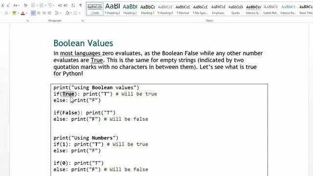 Python Module 03-08 Boolean Values смотреть онлайн