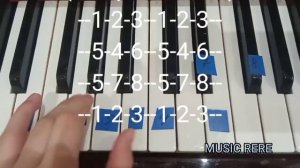 Обучение Песни «И снова седая ночь» на фортепиано 🎹 #music #музыка #MUSICRERE