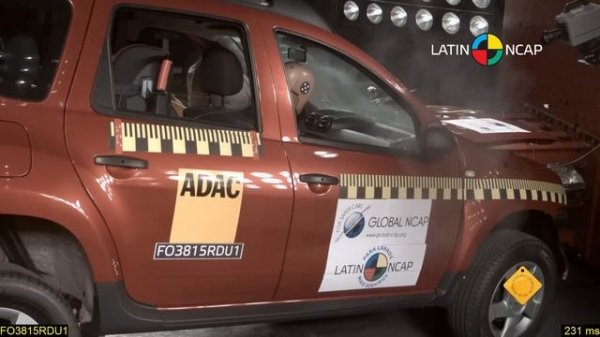 Crash Test com Renault Duster