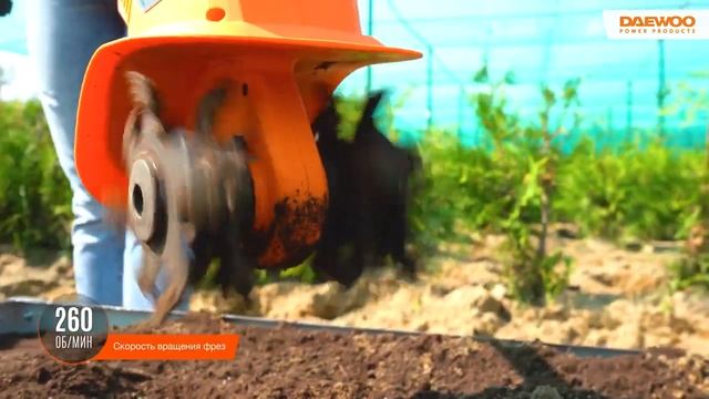 Культиваторы DAEWOO DAT 2021Li и DAEWOO DAT 400E для грядок, теплиц и цветников смотреть онлайн