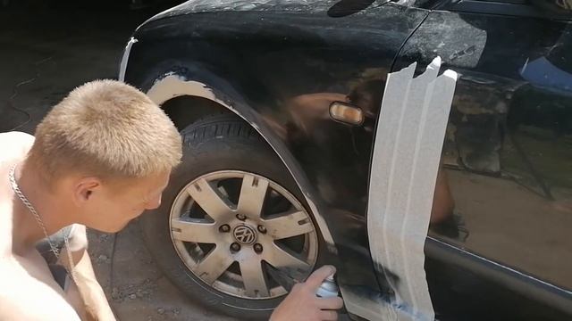 ПОКРАСКА БАЛЛОНЧИКОМ. СВОИМИ РУКАМИ. Volkswagen PASSAT B5 смотреть онлайн