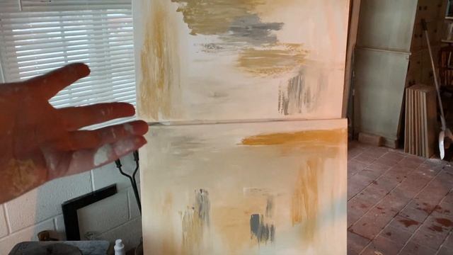DIY Contemporary Art // Textured Abstract Wall Art | Canvas & Wood смотреть онлайн