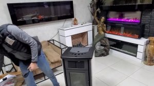 Пеллетная печь воздушного отопления 8,5кВт Mia Superior Piazzetta