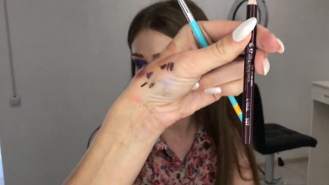 Вечерний макияж в сиренево-фиолетовой гамме. Пигменты KLEPACH.PRO смотреть онлайн