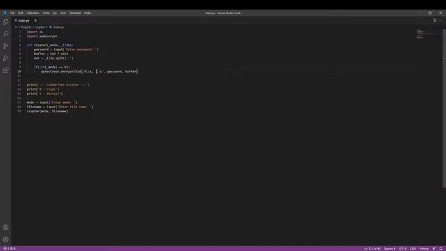 ШИФРОВАЛЬЩИК НА PYTHON | Как сделать шифровку и расшифровку файлов на Python смотреть онлайн