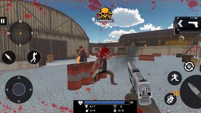 Grand Gangster War Shooting - FPS Shooter Survival GamePlay FHD. #1 смотреть онлайн